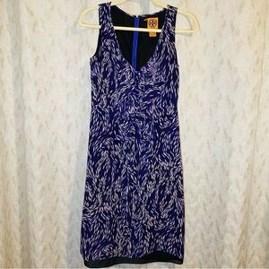 Tory Burch Purple Silk Chiffon Dress